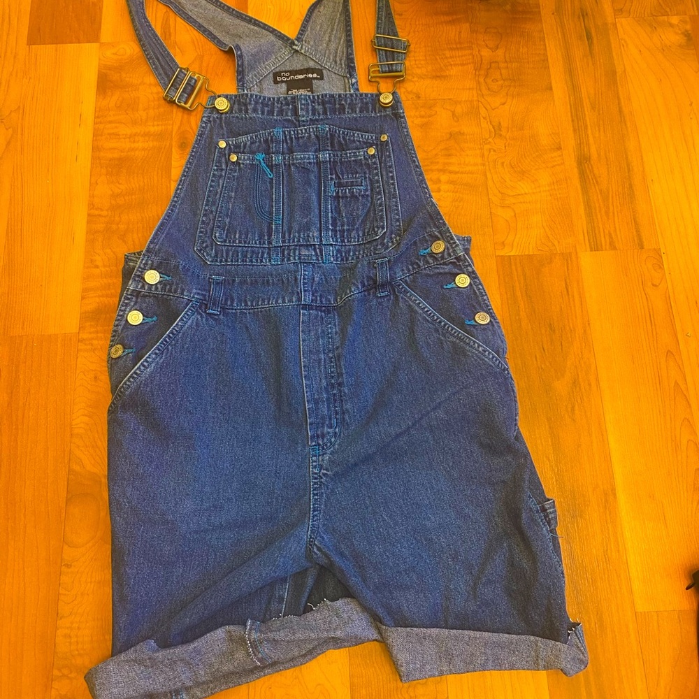 No Boundaries Short Overalls